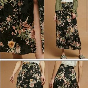 🌿Anthro‎ Floral Skirt💐